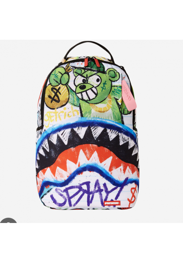 SPRAYGROUND CRAYON SHARK DLXSV